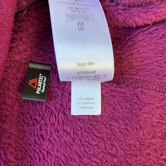 Patagonia Women's Purple Re-Tool Snap-T Fleece Pullover Sweater Size M - Picture 8 of 9
